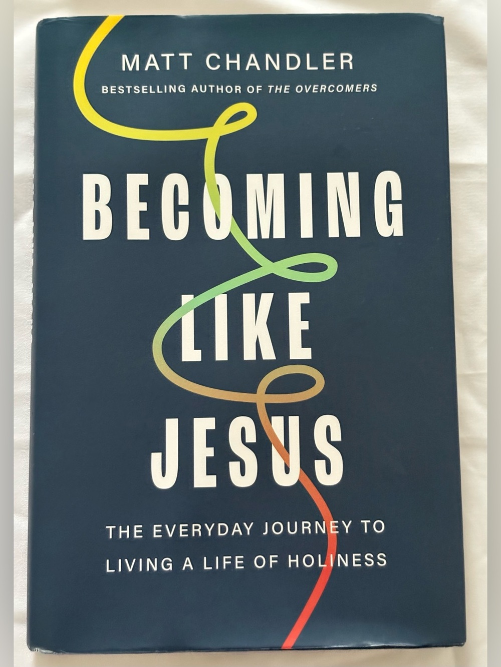 'Becoming Like Jesus' Decorative Wall Art - Navy with Multicolor Accent